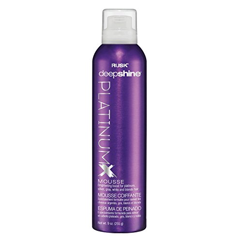 Rusk Deepshine Platinumx Mousse 9 Oz