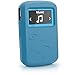 iGadgitz U4294 Silicone Gel Skin Cover Case Compatible with Sandisk Sansa Clip Jam MP3 SDMX26-008G (2015) - Blue