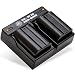 BM Premium 2 Pack of EN-EL15B Batteries and Dual Battery Charger for Nikon Z6, Z7, D850, D7500, 1 V1, D500, D600, D610, D750, D800, D800E, D810, D810A, D7000, D7100, D7200 Digital Cameras