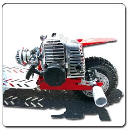 Dirt Dog - RED - 49cc Gas Powered Scooter [512]