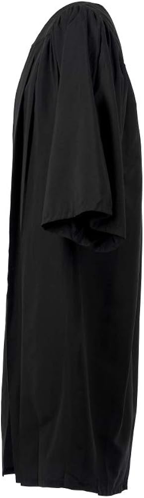 Ashington Gowns Affordable Graduation Gown, Black Pleated Graduation Outfit, 4ft. 8in. - 5ft. 2in. (147cm - 157cm), Black - Image 4