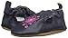 Robeez Girls' Soft Soles, Flowerbomb Navy, 6-12 Months M US Infant