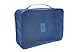 6 sets travel Organizers Packing Cubes Luggage Organizers Compression Pouches（Navy Blue）