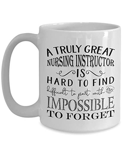 How to get nurse teaching jobs 2 Nursing Instructor Mug - Nurse Instructor Gifts for Men and Women - Thank you Gift Idea for Clinical Nurse Teacher (11oz, white)