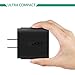 AUKEY USB Wall Charger, Quick Charge 2.0 with Dual Ports for Samsung Galaxy Note8 / S8 / S8+, LG V10, Google Nexus 6, HTC One M9, iPhone and More