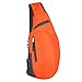 HOPSOOKEN Travel Lightweight Shoulder Backpack Sling Crossbody Bag Hiking Men Women (Orange)