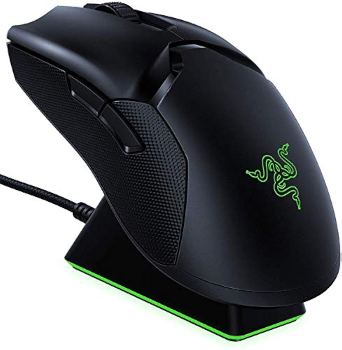[해외] RAZER gaming 마우스 VIPER ULTIMATE 고속 무선 경량 74G FOCUS+센서 20000DPI 광학 ...