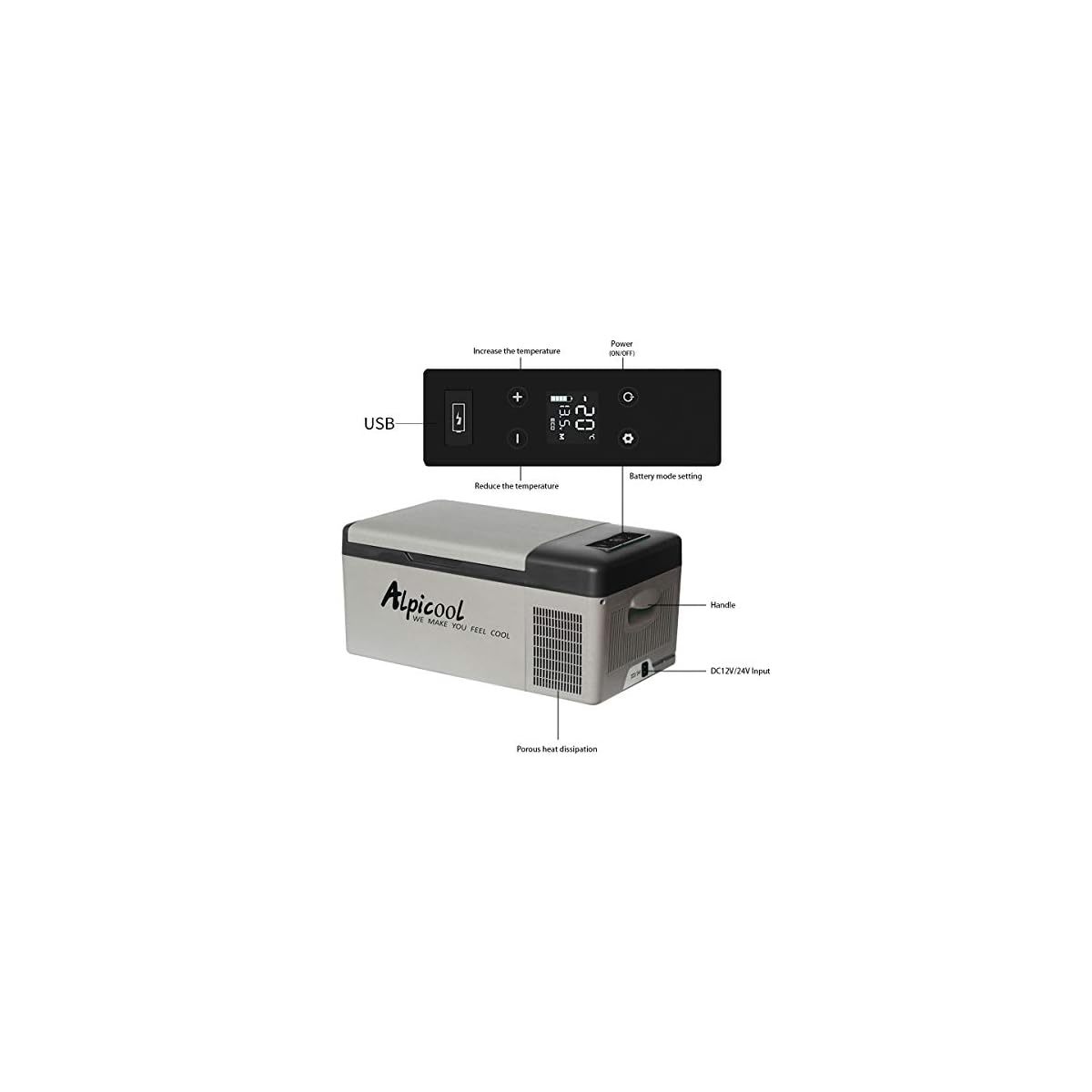 alpicool c15 portable refrigerator