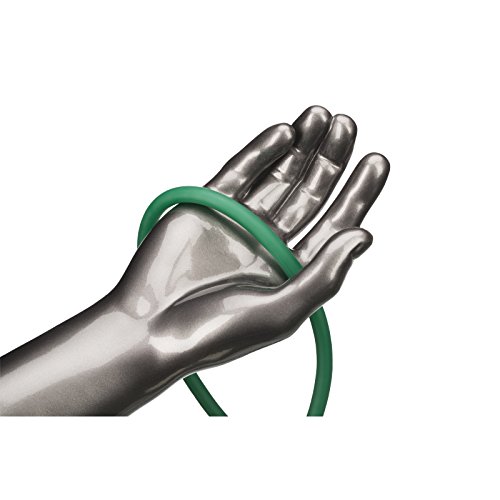 TheraBand Professional Latex Resistance Tubing For Upper Body, Lower Body, and Core Exercise, Physical Therapy, Lower Pilates, At-Home Workouts, and Rehab, 25 Foot, Green, Heavy, Intermediate Level 1