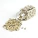 Yesurprise 1000pcs Copper Micro Link Tubes Rings 3.5mm Beads Lined for I Tip Hair Extension Blonde