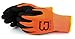 Better Grip Safety Winter Insulated Double Lining Rubber Coated Work Gloves, 3 Pairs/ Pack (Large, Hi-Vis Orange)