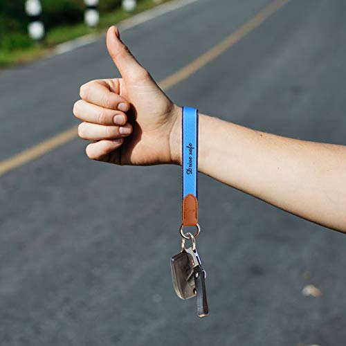 Wrist Key Lanyard for Women, 2-Pack Universal Cell Phone Wrist Strap, Crimmy Fashion Hand Wrist Lanyard Strap with Metal Spring Buckle, for Key Chain, Camera, Smartphone, Charms