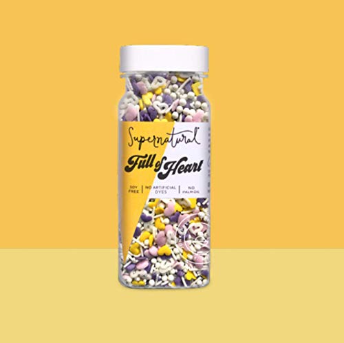 Full of Heart Natural Valentine's Day Sprinkles by Supernatural, No Artificial Dyes, 3oz