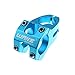 31.8 Stem 45mm Bike Stem Wake Mountain Bike Stem Short Handlebar Stem for Most Bicycle, Road Bike, MTB, BMX, Fixie Gear, Cycling (Aluminum Alloy, Black Blue Gold Red) (Blue)