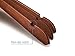 Topline Classic Wood Shirt Hangers - Mahogany Finish (20-Pack)