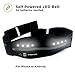Dynamove Running belt for Iphone or Android with Motion Powered LEDs - no battery or charging needed. Adjustable perfect fit for Men & Women (Medium)