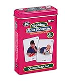 Super Duper Publications Webber Photo Phonology Cluster Reduction Minimal Pair Card Deck Educational Learning Resource for Children