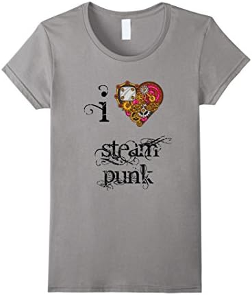 Women's I Love Steampunk Large Slate