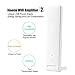 WiFi Range Extender, Xiaomi WiFi Repeater 2 WiFi Signal Booster Universal WiFi Amplifier 300Mbps 802.11n Wireless USB WiFi Extenders Signal Booster (White)