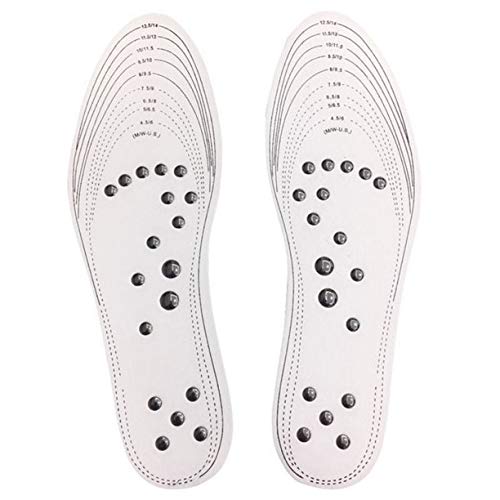 Memory Foam Acupressure Magnetic Massage Comfort Insoles with Foot Therapy Reflexology for Pain Relief, Promoting Blood…