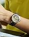 AMPM24 Men's Steampunk Mechanical Leather Bronze Skeleton Self-Winding Auto Wrist Wacth PMW198