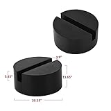 Opall 2 Pack Jack Pad Universal Slotted Frame Rubber Jack Pad Medium Size