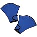 Sportsun Neoprene Webbed Swimming Gloves Aquatic Gloves Swim Training Gloves – Water Resistance, Size Medium & Color Blue