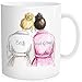 Wedding Mug for Maid Of Honor from Bride, Bridal Party Favors for Best Friend Bestie Sister, Funny Coffee Mug, White, Fine Bone China Ceramic, 11 oz