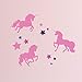 Be a Unicorn Quote, Full Wall Mural Vinyl Decal for Girl's Bedroom or Baby Nursery Decor | Kids Playroom Decoration | Pink, Purple, Black, White, Gold, Silver, Yellow, Gray, Green, Blue, Other Colors