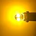 10-Pack T10 194 168 168 2825 Extremely Bright Amber/Yellow 200Lums Canbus Error Free 12V LED Light,8-SMD 5730 Chipsets Car Replacement Bulb For Map Dome Courtesy License Plate Side Marker Light