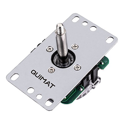 Quimat DIY Arcade Game Button and Joystick Controller Kit for Rapsberry Pi and Windows,5 Pin Joystick and 10 Push Buttons