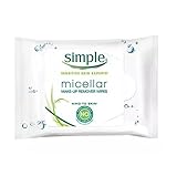 Simple Micellar Makeup Remover Wipes 25 Count (2 Pack)