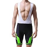 X-TIGER Men's Cycling Bib Pants Winter,5D Padded Cycling Bike Tights,Thermal Compression Bicycle Leggings