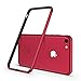 iPhone 8 Case, iPhone 7 Bumper Case,CASEKOO [Aluminum Frame+TPU Inner] Shockproof Protective Bumper Case for iPhone 8 /iPhone 7 [Metal Series]-Red