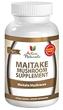 Maitake Mushroom Immune System Supplement - 120 Vegetarian Capsules - Mushrooms for Immunity Health Support