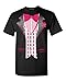 shop4ever Classic Tuxedo T-Shirt Party Costume Shirts