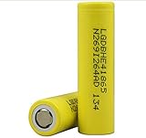 2pcs 18650 2500mah LG Chem 18650HE4 3.6V IMR 18650 battery