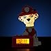 Bulb Botz Paw Patrol 2021319 Marshall Kids Night Light Alarm Clock with Characterised Sound, 5.5 inches tall, Red/White