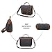 Gimay 15 inch Messenger Bag Canvas Briefcase Laptop Computer Bag (black-1)