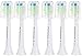 Aoremon Sonicare Diamondclean Replacement toothbrush Heads, White 6 Count,fits Philips Sonicare DiamondClean, Essence+, Plaque Control, Gum Health, FlexCare, HealthyWhite and EasyClean