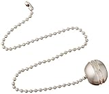 Westinghouse Lighting 7710400 Lighting Beaded Ball Pull Chain, Brushed Nickel