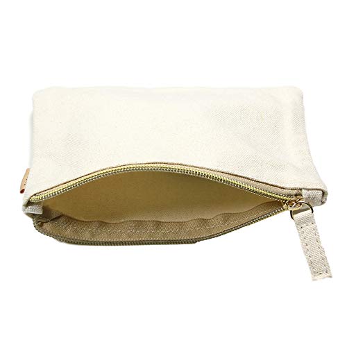Me Plus Eco Zipper Pouch Stylish Printed, Traveler Organizer, Cosmetic Small Makeup, Students BTS Organization Bag - 22 Pattern options (Softball)