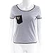 Creazy Fashion Sports Suit Crop Top+ Shorts Two-piece Outfit Yoga Workout Clothes (L)
