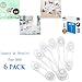 Child Safety Lock Child Safety Cabinet Locks Baby Proofing Tools Not Required Uses 3M Adhesive with Drawers, Appliances, Toilet Seat, Fridge and Oven and Latch System Baby Safety Locks 6 Pack