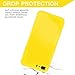iPhone 7 Plus (5.5 inch) Jelly Case, ANLEY Candy Fusion Series - [1.5mm Slim Fit] [Shock Absorption] Classic Silicone Case Soft Cover for Apple iPhone 7 Plus (Goldenrod Yellow) + Free Screen Protector