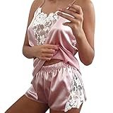 Christmas 2PC Women Plus Size Sexy Lace Sleepwear