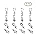 PandaHall Elite 304 Stainless Steel Cup Pearl Bail Pin Pendants for Half-drilled Beads Charms Jewelry Findings 12x4mm 10pcs/Bag