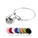 BESTTERN 20Mm Tree Life Essential Oil Diffuser Locket Bracelet 316L Stainless Steel Charm Locket Bangle