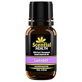 BEST Lavender Essential Oil By Scential Health 15ml (.5oz) 100% Certified Pure Lavender Essential Oil. Therapeutic Grade. With No Fillers, Bases or Additives AND ZERO Carrier Oils