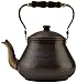 DEMMEX Handmade Heavy Gauge 1mm Thick Turkish Copper Tea Pot Kettle Stovetop Teapot, LARGE 3.1 Qt - 2.75lb (Antiqued Copper)